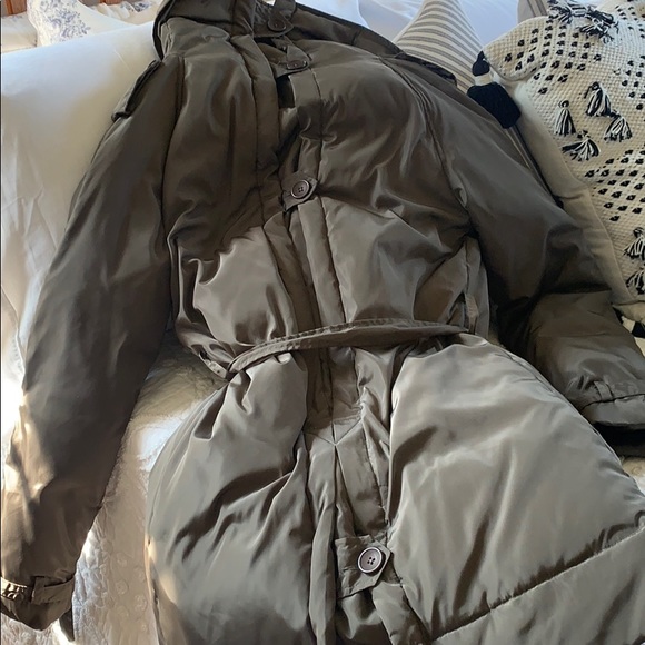 Army green down filled puffy coat - Picture 5 of 6